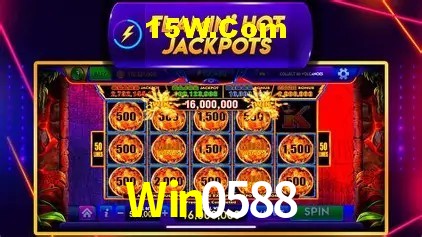 Slots com jackpots e giros grátis na Win0588